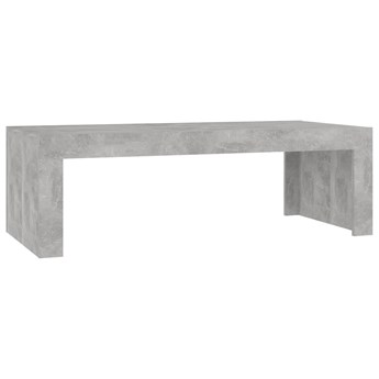 vidaXL Stolik kawowy, szarość betonu, 110x50x35 cm, płyta wiórowa