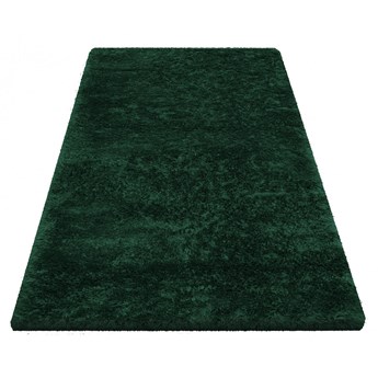 Zielony elegancki dywan typu shaggy - Serafi