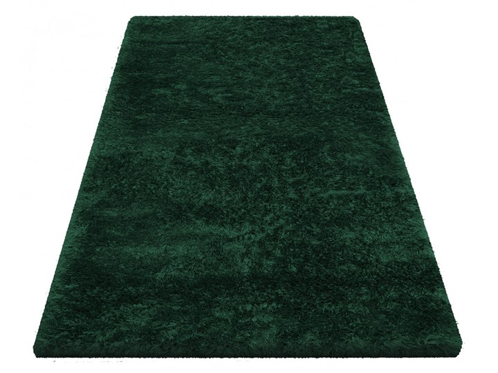 Zielony elegancki dywan typu shaggy - Serafi