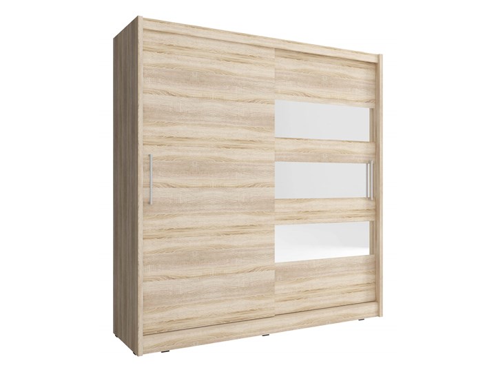 Szafa przesuwna MAJA III 180 Kolor do wyboru Płyta laminowana Głębokość 62 cm Szerokość 180 cm Metal Wysokość 200 cm Płyta MDF Styl Nowoczesny