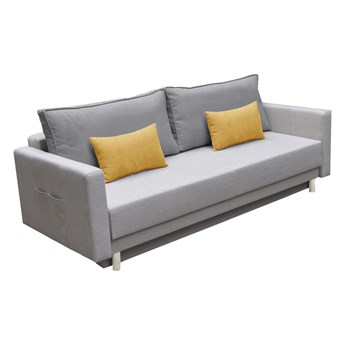 Sofa TOKI szara 214x90x97 cm - Homla