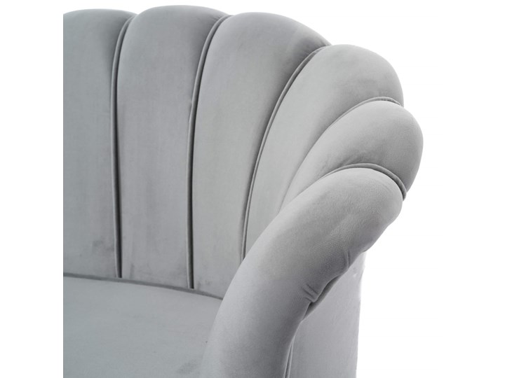 Fotel muszelka szary #25 ELIF Drewno Tkanina Kategoria Fotele do salonu