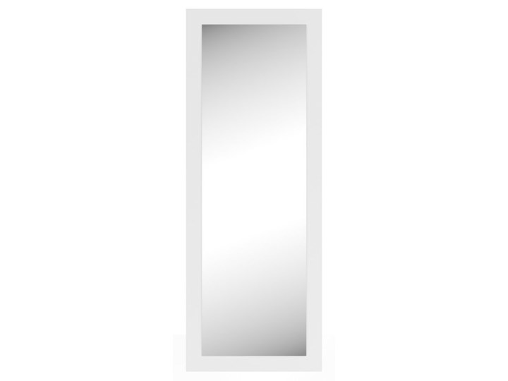Lustro Dancan MIRAGE w białej ramie 160 x 60 cm / wysoki połysk Lustro z ramą Prostokątne Ścienne Styl Nowoczesny