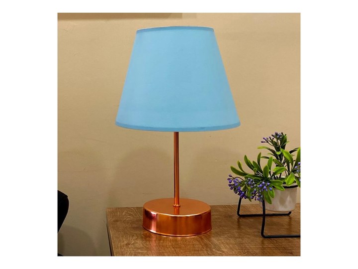 Lampa stołowa 1xE27/60W/230V miedź Kategoria Lampy stołowe Tworzywo sztuczne Metal Wysokość 36 cm Kolor