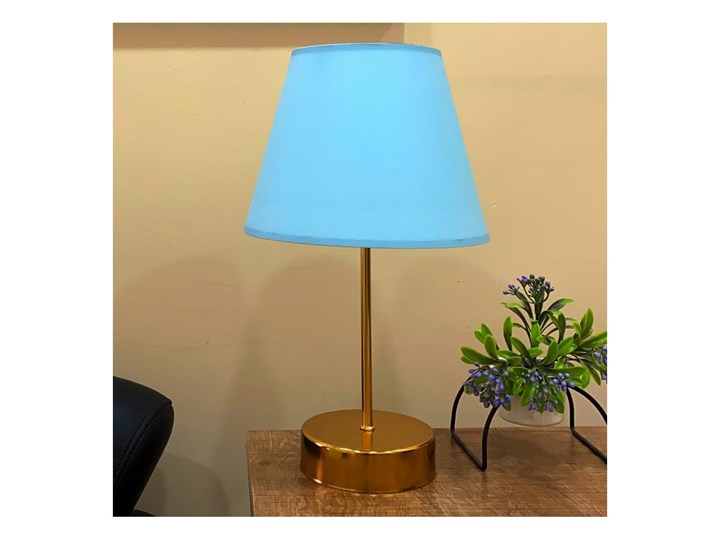 Lampa stołowa 1xE27/60W/230V mosiądz Metal Tworzywo sztuczne Wysokość 36 cm Kategoria Lampy stołowe
