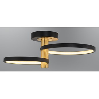 Nowoczesna czarna lampa sufitowa 5713-2 ozcan salon sypialnia jadalnia