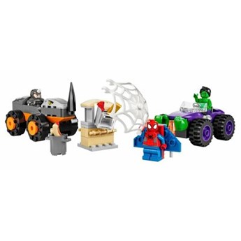 Klocki LEGO Marvel Spidr-Man Hulk kontra Rhino - starcie pojazdów (10782)