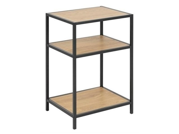 ACTONA stolik nocny SEAFORD 42x63 Styl Industrialny Wysokość 35 cm Metal Płyta MDF Styl Skandynawski