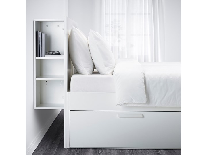 IKEA BRIMNES Meble do sypialni, kpl. 2 szt, biały, 160x200 cm Pomieszczenie Sypialnia Kategoria Zestawy mebli do sypialni