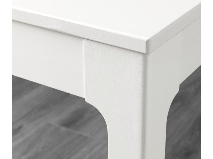 IKEA EKEDALEN / NORDMYRA Stół i 4 krzesła, biały/biały brzoza, 80/120 cm Pomieszczenie Jadalnia