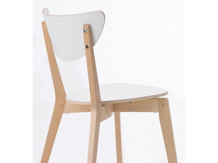 IKEA EKEDALEN / NORDMYRA Stół i 4 krzesła, biały/biały brzoza, 80/120 cm Pomieszczenie Jadalnia Kategoria Stoły z krzesłami