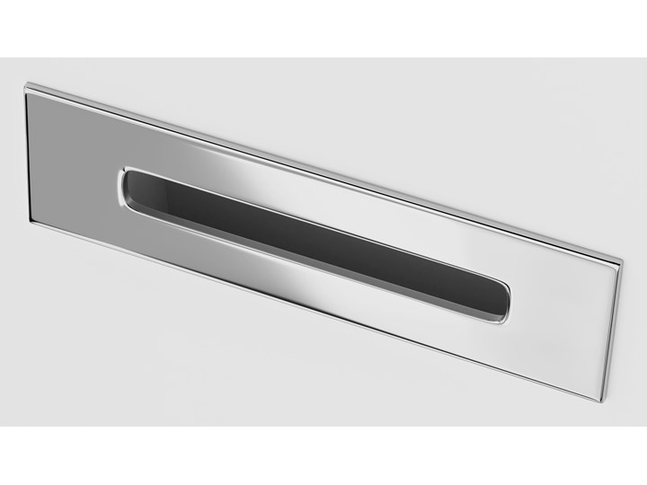 Wanna przyścienna wolnostojąca Corsan E029 Mono 160 cm z wykończeniem chrom Prostokątna Stal Długość 150 cm Akryl Wolnostojące Kategoria Wanny