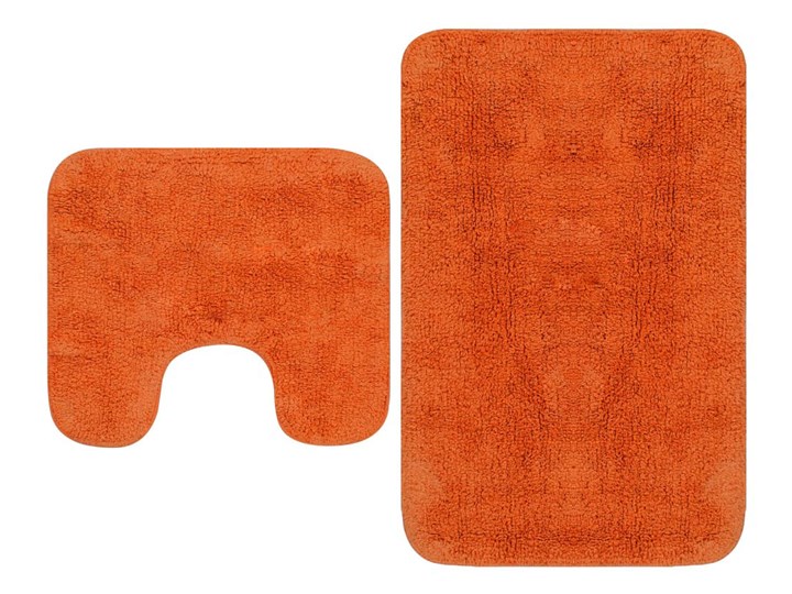 Zestaw pomarańczowych chodników łazienkowych - Lesnar 44x52 cm Bawełna 63x93 cm Kategoria Dywaniki łazienkowe