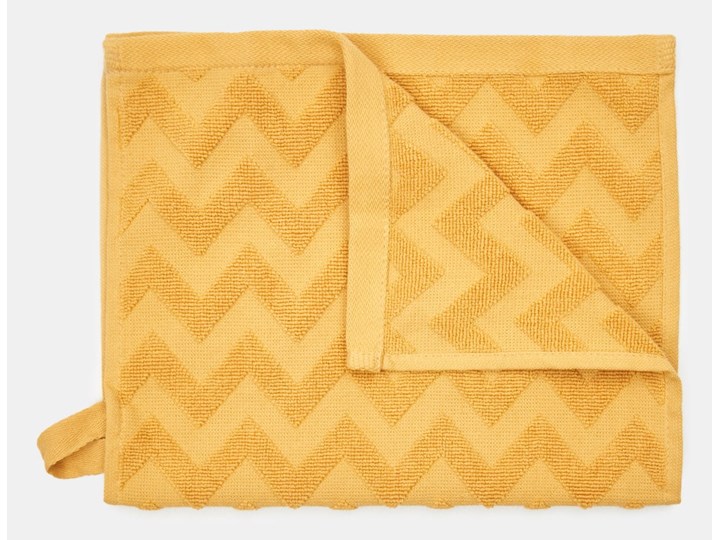 Sinsay - Ręcznik bawełniany - Żółty Bawełna Kategoria Ręczniki Kolor Biały