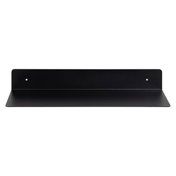 Czarna metalowa półka ścienna Actona Joliet, szer. 50 cm