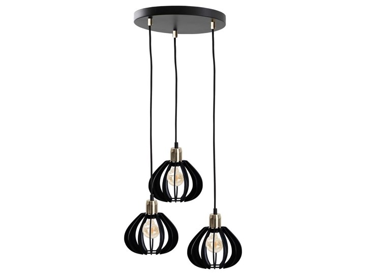 Żyrandol na lince GEM 3xE27/60W/230V Drewno Metal Kategoria Lampy wiszące