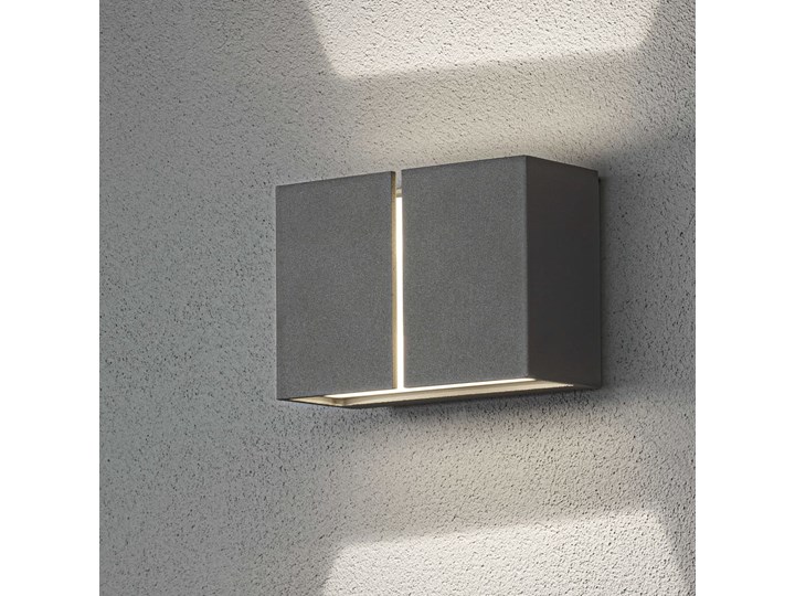KONSTSMIDE Lampa ścienna LED Pavia, 4 x 3 W, ciemnoszara Lampa LED Kategoria Lampy ogrodowe Kinkiet ogrodowy Kolor Szary