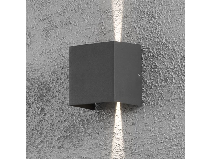 KONSTSMIDE Lampa ścienna LED Cremona, 2 x 3 W, 11x13x13,5 cm Lampa LED Kinkiet ogrodowy Kategoria Lampy ogrodowe