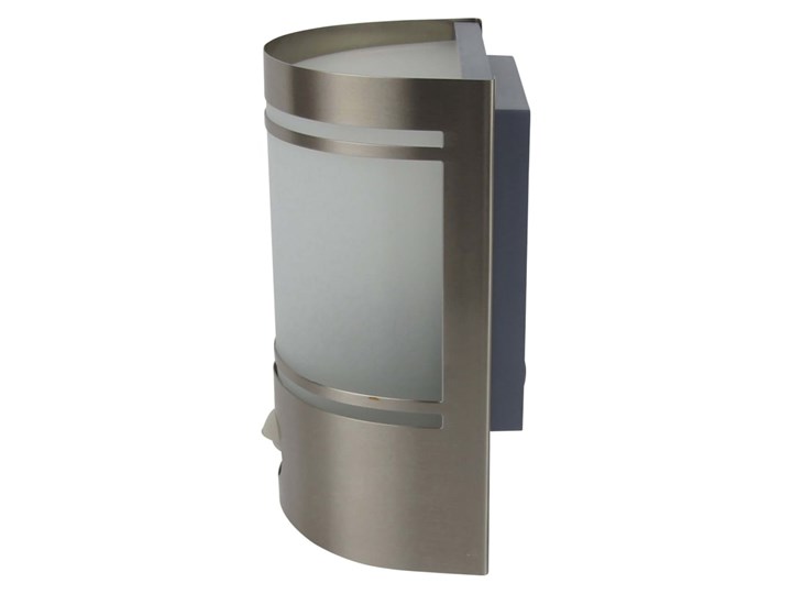 Smartwares Zewnętrzna lampa ścienna, czujnik, 14x20x10,5 cm, srebrna Kinkiet ogrodowy Kolor Srebrny