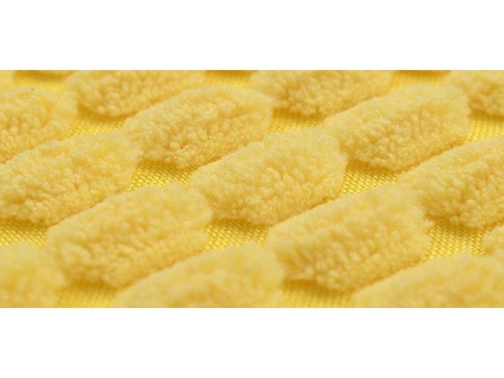 vidaXL 2-częściowy zestaw poduszek, welur, 45x45 cm, żółty Poliester Poszewka dekoracyjna Dzianina Kwadratowe Bawełna Pomieszczenie Salon