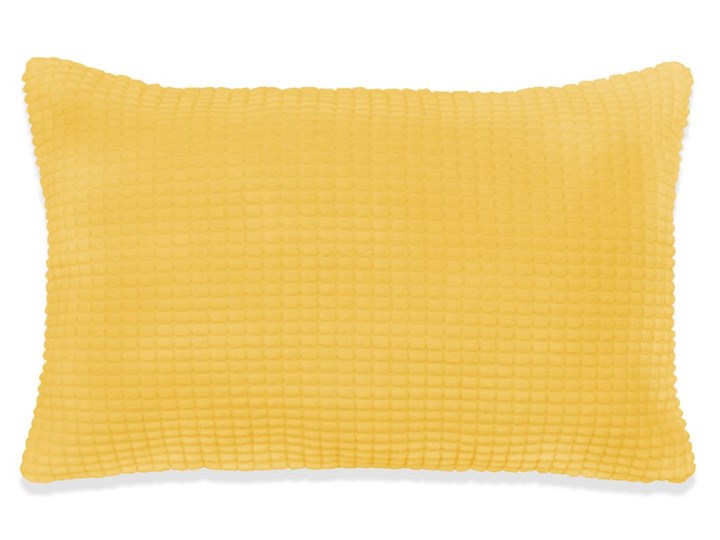 vidaXL Poduszki ozdobne, 2 szt., welur, 40x60 cm, żółty Poszewka dekoracyjna Bawełna Dzianina Prostokątne Poliester Kategoria Poduszki i poszewki dekoracyjne
