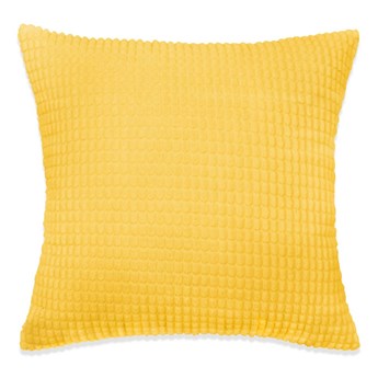 vidaXL Zestaw 2 poduszek z weluru, w kolorze żółtym, 60x60 cm