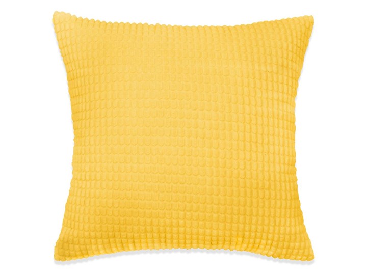 vidaXL Zestaw 2 poduszek z weluru, w kolorze żółtym, 60x60 cm