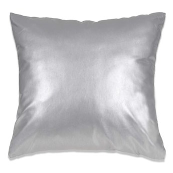 vidaXL 2-częściowy zestaw poduszek, PU, 60x60 cm, srebrny