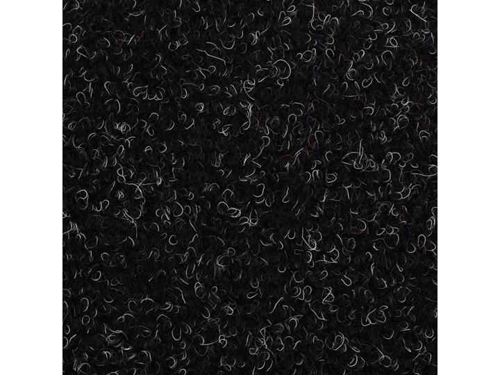 vidaXL Samoprzylepne nakładki na schody, 15 szt., 56x17x3 cm, czarne Nieregularny Bawełna Nakładki schodowe Syntetyk 17x56 cm Wzór Grochy