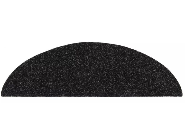 vidaXL Samoprzylepne nakładki na schody, 15 szt., 56x17x3 cm, czarne 17x56 cm Syntetyk Nakładki schodowe Nieregularny Bawełna Wzór Grochy
