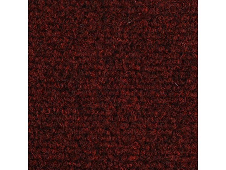 vidaXL Samoprzylepne nakładki na schody, 15 szt., 56x17x3 cm, czerwone 17x56 cm Nieregularny Syntetyk Nakładki schodowe Bawełna Wzór Grochy