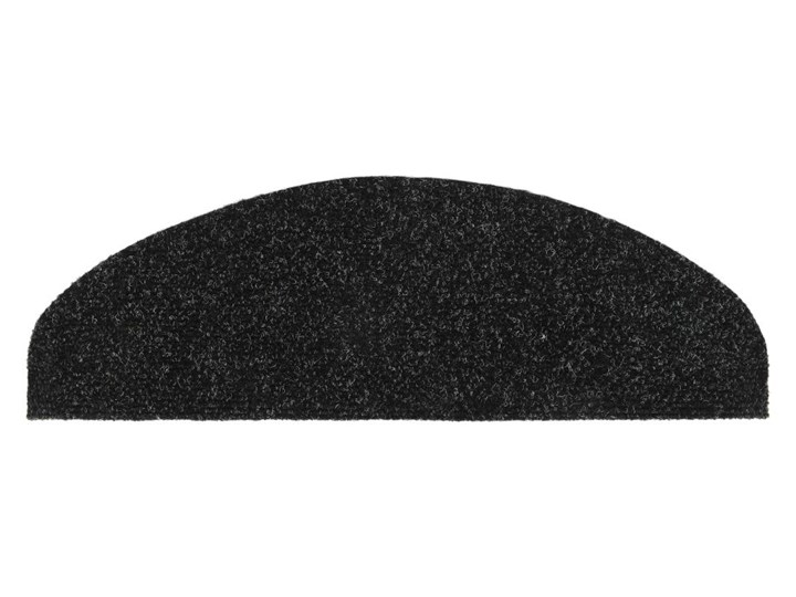 vidaXL Samoprzylepne nakładki na schody, 15 szt., 65x21x4 cm, czarne Nakładki schodowe Bawełna Nieregularny 21x65 cm Kolor Czarny Syntetyk Kategoria Dywany