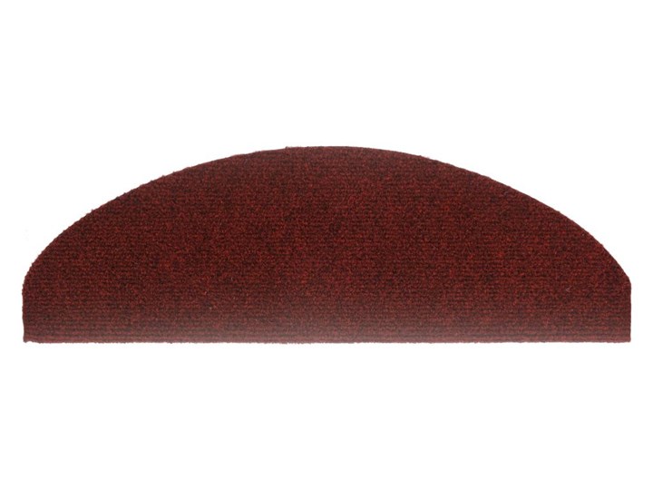 vidaXL Samoprzylepne nakładki na schody, 15 szt., 65x21x4 cm, czerwone Nieregularny Bawełna 21x65 cm Nakładki schodowe Syntetyk Kolor Czerwony