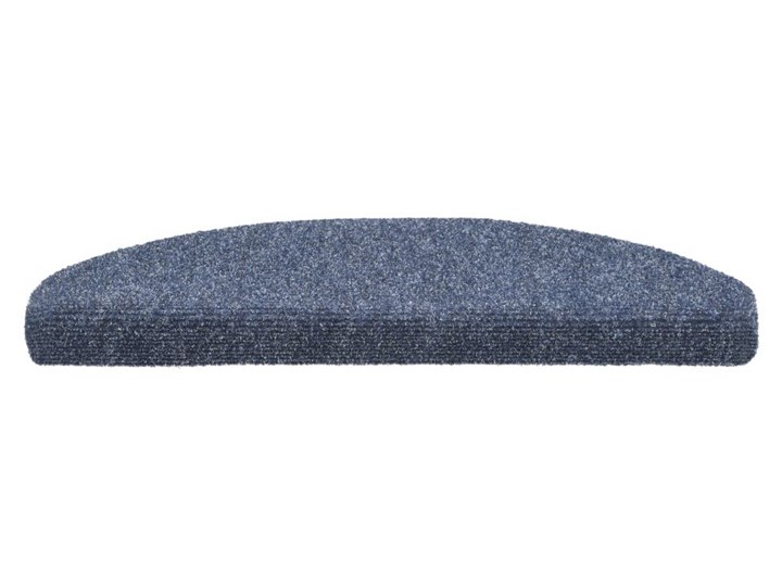 vidaXL Samoprzylepne nakładki na schody, 65x21x4 cm, niebieskie 21x65 cm Nakładki schodowe Kategoria Dywany Syntetyk Nieregularny Bawełna Wzór Jednobarwny