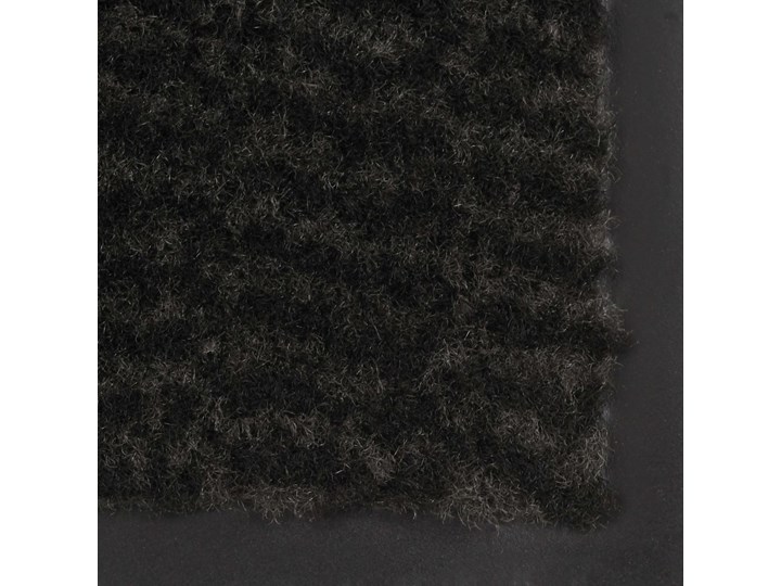 vidaXL Prostokątna wycieraczka przed drzwi 120 x 180 cm, czarna Kolor Czarny Tworzywo sztuczne Kategoria Wycieraczki