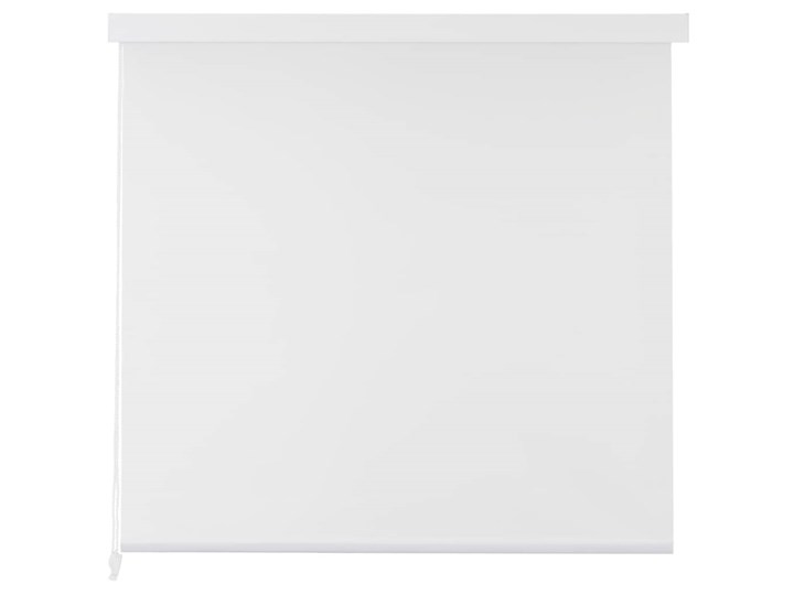 vidaXL Roleta prysznicowa 140 x 240 cm, biała 140x240 cm Kolor Biały Kategoria Zasłony prysznicowe