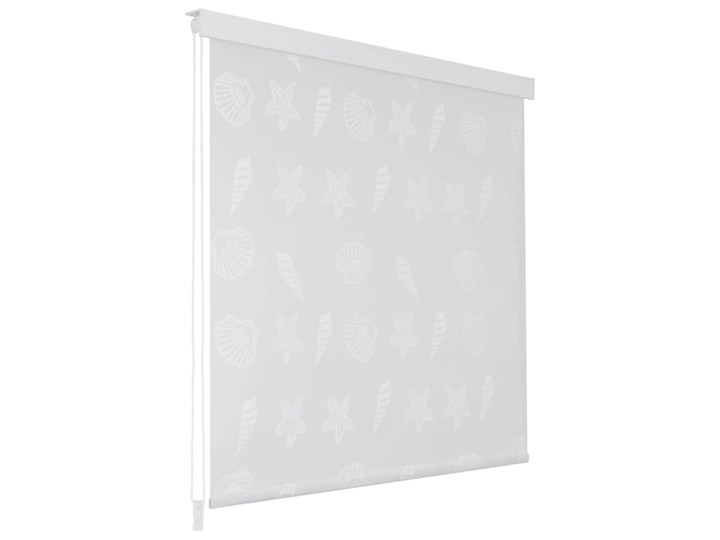 vidaXL Roleta prysznicowa 100 x 240 cm, wzór w rozgwiazdy Kategoria Rolety Kolor Szary