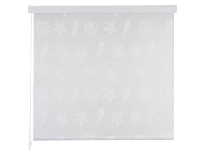 vidaXL Roleta prysznicowa 100 x 240 cm, wzór w rozgwiazdy Kategoria Rolety Kolor Szary