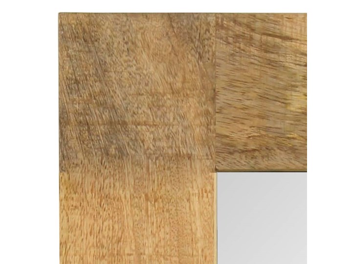 vidaXL Lustro z ramą z litego drewna mango, 50 x 80 cm Pomieszczenie Łazienka Kwadratowe Kategoria Lustra