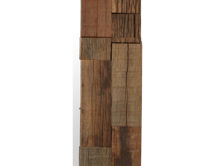 vidaXL Lustro z drewna odzyskanego, 50 x 80 cm Prostokątne Lustro z ramą Pomieszczenie Przedpokój