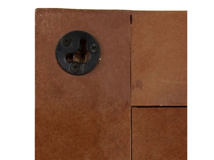 vidaXL Lustro z ramą z drewna odzyskanego, 50 x 110 cm Prostokątne Pomieszczenie Łazienka Styl Vintage