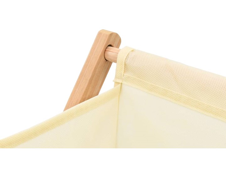 vidaXL Kosz na pranie, drewno cedrowe i tkanina, beżowy, 42x41x64 cm Kategoria