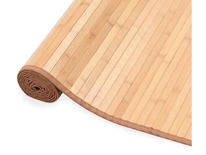 vidaXL Mata bambusowa na podłogę, 80 x 300 cm, brązowa 80x300 cm Nieregularny Chodniki Syntetyk Kategoria Dywany