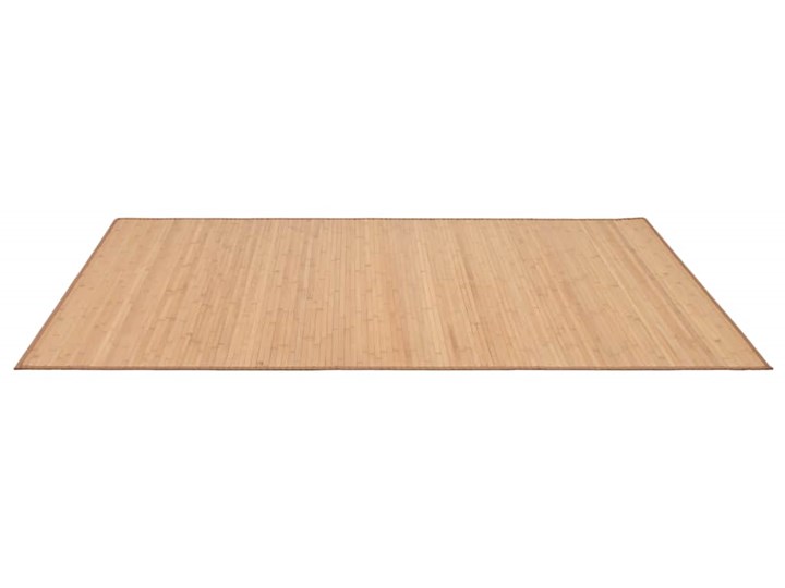 vidaXL Mata bambusowa na podłogę, 120 x 180 cm, brązowa 120x180 cm Dywany Kategoria Dywany Syntetyk Nieregularny Kolor Beżowy