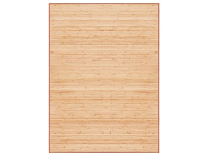 vidaXL Mata bambusowa na podłogę, 160 x 230 cm, brązowa Dywany sznurkowe 160x230 cm Nieregularny Kategoria Dywany Syntetyk Kolor Beżowy