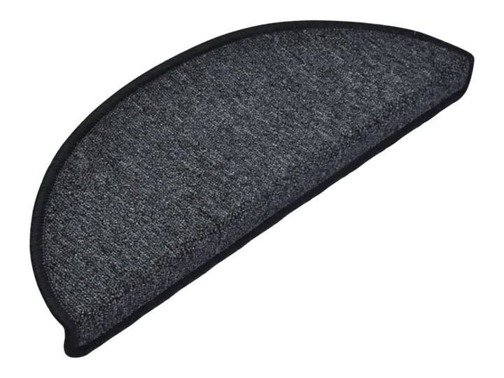 vidaXL Nakładki na schody, 15 szt., 65x24x4 cm, antracytowe 24x65 cm Nakładki schodowe Nieregularny Syntetyk Kolor Szary