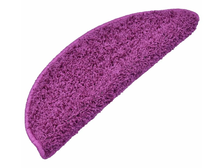 vidaXL Nakładki na schody, 15 szt., 65 x 25 cm, fioletowe Nakładki schodowe Syntetyk Nieregularny 25x65 cm Kolor Fioletowy