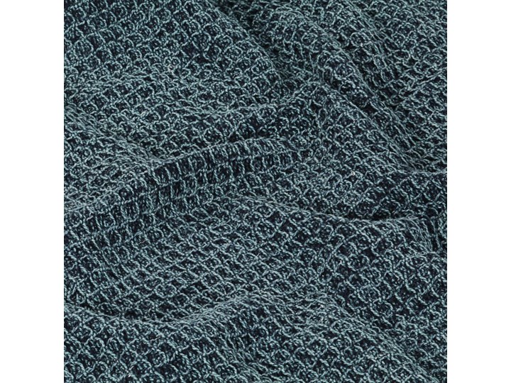 vidaXL Bawełniana narzuta, 220 x 250 cm, błękit indygowy 220x250 cm Koc Bawełna Kolor