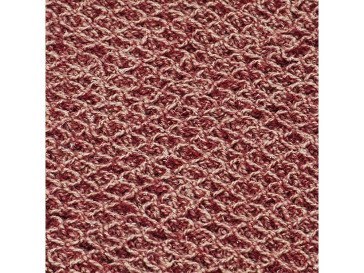 vidaXL Bawełniana narzuta, 160 x 210 cm, burgundowa Bawełna Kategoria Koce i pledy Koc 160x210 cm Kolor Bordowy