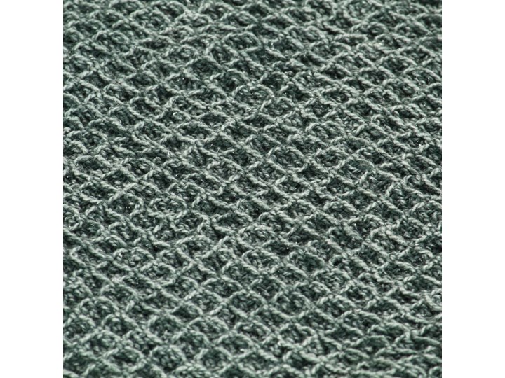 vidaXL Bawełniana narzuta, 220 x 250 cm, ciemnozielona Koc Bawełna 220x250 cm Kolor Zielony Kategoria Koce i pledy